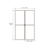 Canopia- Palram dvere s moskytiérou pro Torino 3 X 4,25 (antracit) Canopia- Palram dvere s moskytiérou pro Torino 3 X 4,25 (antracit)