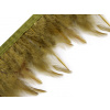 Stoklasa Prýmek - kohoutí peří 7-12 cm METRÁŽ - 9 zelená khaki Stoklasa Prýmek - kohoutí peří 7-12 cm METRÁŽ - 9 zelená khaki