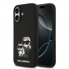 Zadný kryt Karl Lagerfeld Liquid Silicone K&CH Sketch MagSafe pre iPhone 17 Black Zadný kryt Karl Lagerfeld Liquid Silicone K&CH Sketch MagSafe pre iPhone 17 Black