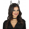 Čelenka Čertovské rohy čierne Čelenka Čertovské rohy čierne