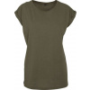 Build your Brand | BY 021, Dámske tričko, zelená olive, 5XL Build your Brand | BY 021, Dámske tričko, zelená olive, 5XL