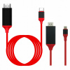 KABEL HDMI USB-C 3.1 TYP C KABEL ADAPER MHL 2 m 4K KABEL HDMI USB-C 3.1 TYP C KABEL ADAPER MHL 2 m 4K