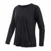 Dámske tričko dl.rukáv SENSOR MERINO AIR traveller čierna M Dámske tričko dl.rukáv SENSOR MERINO AIR traveller čierna M