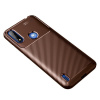 Gumený kryt na Motorola Moto E7 power - Hnedá Gumený kryt na Motorola Moto E7 power - Hnedá
