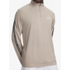Mikina bez kapucne Under Armour Tech Taping 1/2 Zip - timberwolf taupe/black/white Mikina bez kapucne Under Armour Tech Taping 1/2 Zip - timberwolf taupe/black/white