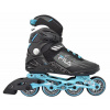 Fila Legacy Pro 80 Lady Black/Blue kolieskové korčule - 4.5, EU 37.5, 4x, 80 Fila Legacy Pro 80 Lady Black/Blue kolieskové korčule - 4.5, EU 37.5, 4x, 80