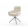 Jedálenská stolička Abelia-Flex s opierkami plyšový manšester krémovo Jedálenská stolička Abelia-Flex s opierkami plyšový manšester krémovo