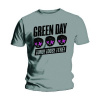 Tričko Green Day - Three Heads Better Than One, Unisex,Šedá,S Tričko Green Day - Three Heads Better Than One, Unisex,Šedá,S