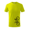 Bicykel na výšku - Tričko detské bavlnené - 146 cm/10 rokov ( Limetková ) Bicykel na výšku - Tričko detské bavlnené - 146 cm/10 rokov ( Limetková )