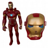 IRON MAN figúrka LED + maska AVENGERS IRON MAN figúrka LED + maska AVENGERS