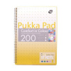 Špirálový zošit, A4, linkovaný, 100 listov, PUKKA PAD Špirálový zošit, A4, linkovaný, 100 listov, PUKKA PAD