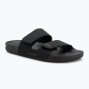 Pánske šľapky Quiksilver Rivi Leather Double Adjust black 1 Pánske šľapky Quiksilver Rivi Leather Double Adjust black 1