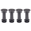 Walteco Sada soklových nôh 100-120mm, vrát. objímok, plast, čierna, 4 ks , 50014 Walteco Sada soklových nôh 100-120mm, vrát. objímok, plast, čierna, 4 ks , 50014