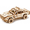 Drevené mesto Super rýchle 3D Puzzle Policajné auto 10x4,7x4 cm Drevené mesto Super rýchle 3D Puzzle Policajné auto 10x4,7x4 cm