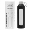 Motivačná sklenená fľaša na vodu 1l Wessper B1 BOROSILICATE Black Motivačná sklenená fľaša na vodu 1l Wessper B1 BOROSILICATE Black