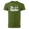 Godfather Vtipné tričko DogFather Barva: Khaki, Velikost: S Godfather Vtipné tričko DogFather Barva: Khaki, Velikost: S