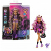 Mattel Monster High Clawdeen Wolf Doll With Purple Streaked Hair And Pet Dog Mattel Monster High Clawdeen Wolf Doll With Purple Streaked Hair And Pet Dog