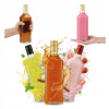 5x Sklenené fľaše na likéry WHISKY 500ml so skrutkovacím uzáverom Na alkohol Víno 0,5l 5x Sklenené fľaše na likéry WHISKY 500ml so skrutkovacím uzáverom Na alkohol Víno 0,5l