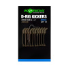 KORDA Rovnátka Kickers D Rig Brown Small, 10ks KORDA Rovnátka Kickers D Rig Brown Small, 10ks