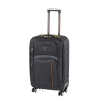 Stredný mäkký kufor TraveLux light 68x45x25 cm čierny Stredný mäkký kufor TraveLux light 68x45x25 cm čierny