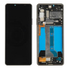 Továrenský Sony Xperia 10 IV Čierny LCD displej s dotykom a rámom predný panel Továrenský Sony Xperia 10 IV Čierny LCD displej s dotykom a rámom predný panel