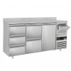 BGKF216DN#SBGKF1213 Premium | Nerezový barový chladiaci stôl BGKF216DN#SBGKF1213 Premium | Nerezový barový chladiaci stôl