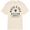 FOX Local Racer Ss Prem Tee Off White - M FOX Local Racer Ss Prem Tee Off White - M