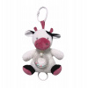 TULILO Hudební skříňka Cow bílá a vínová 18 cm TULILO Hudební skříňka Cow bílá a vínová 18 cm