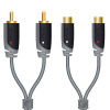 SXA4305 - 2RCA - 2RCA samica stereo predlžovací kábel 5,0m SXA4305 - 2RCA - 2RCA samica stereo predlžovací kábel 5,0m