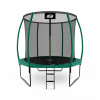 Aga SPORT EXCLUSIVE Trampolína 250 cm tmavo zelená + ochranná sieť + rebrík Aga SPORT EXCLUSIVE Trampolína 250 cm tmavo zelená + ochranná sieť + rebrík