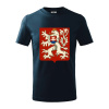 Znak ČSR - Československá republika (1948–1960) - Tričko detské bavlnené - 122 cm/6 rokov ( Tmavomodrá (takmer čierna) ) Znak ČSR - Československá republika (1948–1960) - Tričko detské bavlnené - 122 cm/6 rokov ( Tmavomodrá (takmer čierna) )