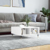 zahrada-XL Konferenčný stolík biely 60x60x30 cm kompozitné drevo 827028 zahrada-XL Konferenčný stolík biely 60x60x30 cm kompozitné drevo 827028
