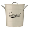Krémová nádoba na kompostovateľný odpad – Premier Housewares Krémová nádoba na kompostovateľný odpad – Premier Housewares