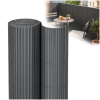 PVC krycia clona na balkón, terasu a oplotenie - 100 x 300 cm - tmavosivá PVC krycia clona na balkón, terasu a oplotenie - 100 x 300 cm - tmavosivá