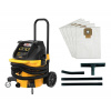 Vysávač 38l 1400W trieda ods. M Tool Connect (sada na vysávanie podlahy + 5x fleesové vrecko) DEWALT DWV905MKIT Vysávač 38l 1400W trieda ods. M Tool Connect (sada na vysávanie podlahy + 5x fleesové vrecko) DEWALT DWV905MKIT