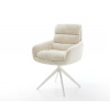 Jedálenská stolička Abelia-Flex s opierkami plyšový manšester krémovo Jedálenská stolička Abelia-Flex s opierkami plyšový manšester krémovo