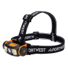 Hlavové svetlo USB so snímačom pohybu LED Portwest Oranžová / čierna Hlavové svetlo USB so snímačom pohybu LED Portwest Oranžová / čierna