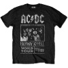 Tričko AC/DC - Highway to Hell World Tour 1979/1980 Čierna M Tričko AC/DC - Highway to Hell World Tour 1979/1980 Čierna M