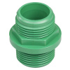 Závitový adaptér G 3/4 na R 3/4, vonkajší závit, zelený Závitový adaptér G 3/4 na R 3/4, vonkajší závit, zelený