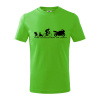 Evolution of man (supersport) - Tričko detské bavlnené - 134 cm/8 rokov ( Apple Green ) Evolution of man (supersport) - Tričko detské bavlnené - 134 cm/8 rokov ( Apple Green )