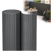 PVC krycia clona na balkón, terasu a oplotenie - 100 x 400 cm - tmavosivá PVC krycia clona na balkón, terasu a oplotenie - 100 x 400 cm - tmavosivá