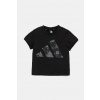 Detské bavlnené tričko adidas JC7510 čierna 170 Detské bavlnené tričko adidas JC7510 čierna 170