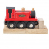 Bigjigs Rail Drevený vláčik Teriér červený Bigjigs Rail Drevený vláčik Teriér červený