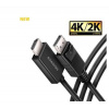 AXAGON RVD-HI20C2, DisplayPort -> HDMI 2.0b redukce / kabel 1.8m, 4K/60Hz AXAGON RVD-HI20C2, DisplayPort -> HDMI 2.0b redukce / kabel 1.8m, 4K/60Hz