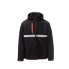 PAYPER WISE S00095-0489 / Pánska softshellová bunda s odnímateľnou kapucňou - black/black XS PAYPER WISE S00095-0489 / Pánska softshellová bunda s odnímateľnou kapucňou - black/black XS