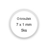 Sada O-kroužků / těsnění 7x1 mm (5ks) Sada O-kroužků / těsnění 7x1 mm (5ks)