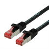 S/FTP (PiMF) Patchkábel LSOH 1m cat.6, čierny, Cu, Component Level S/FTP (PiMF) Patchkábel LSOH 1m cat.6, čierny, Cu, Component Level
