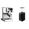 Rancilio Silvia BC PID, white + Stone Espresso Pebble, black Rancilio Silvia BC PID, white + Stone Espresso Pebble, black