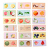 Drevené puzzle Ovocie a zelenina Montessori Eichhorn 34 dielikov so 17 motívmi od 24 mes Drevené puzzle Ovocie a zelenina Montessori Eichhorn 34 dielikov so 17 motívmi od 24 mes