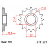 JT JTF577, počet zubov 15 JT JTF577, počet zubov 15